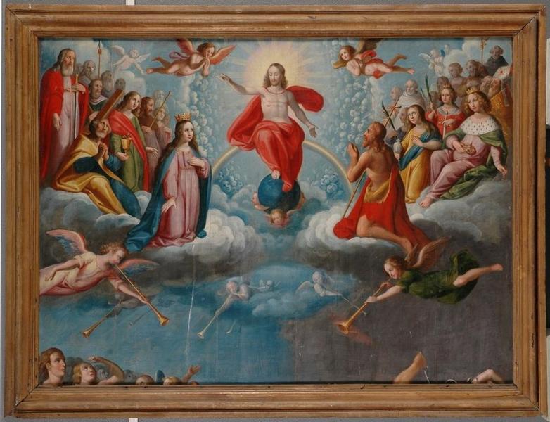 tableau : le Jugement dernier, vue générale