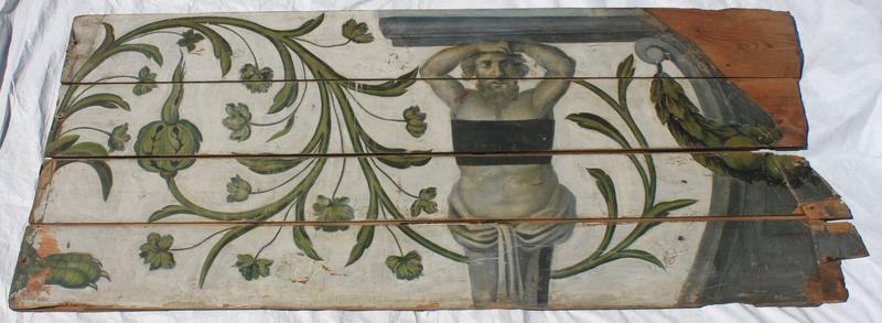 peinture monumentale (plafond déposé), détail