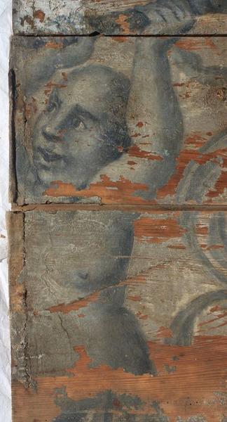 peinture monumentale (plafond déposé), détail