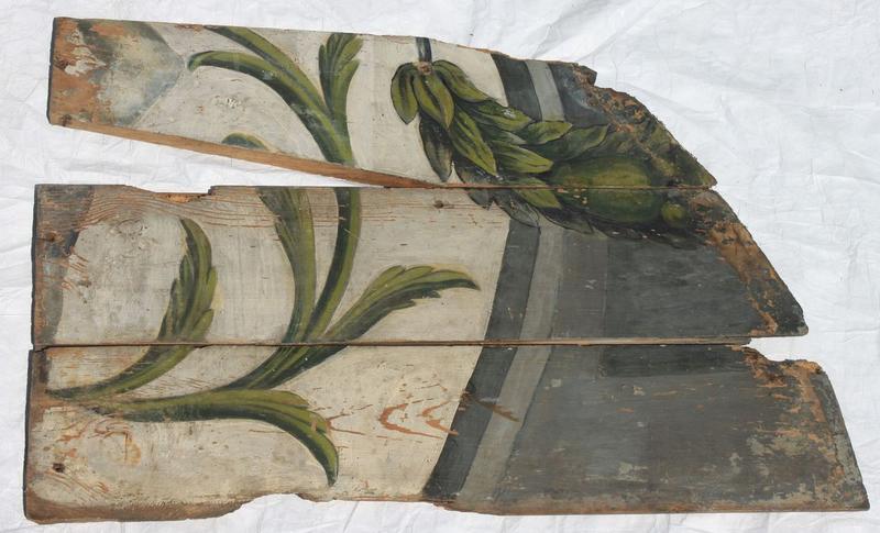 peinture monumentale (plafond déposé), détail