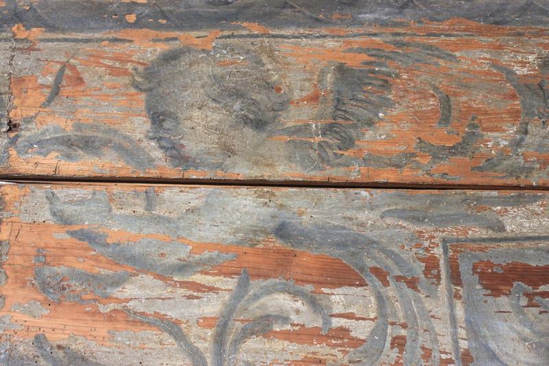 peinture monumentale (plafond déposé), détail