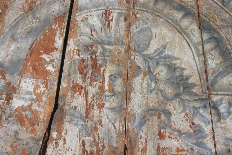 peinture monumentale (plafond déposé), détail