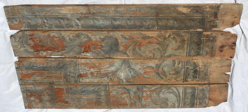 peinture monumentale (plafond déposé), détail