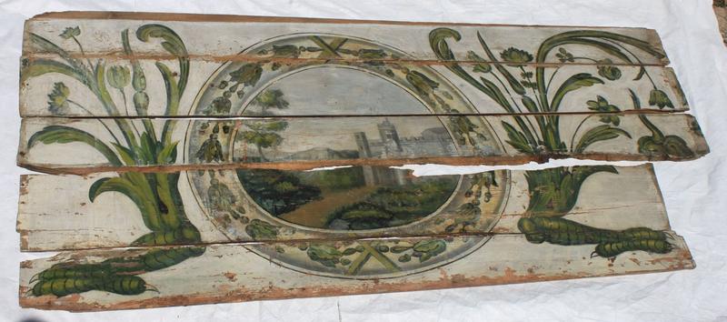 peinture monumentale (plafond déposé), détail