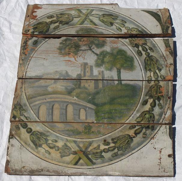 peinture monumentale (plafond déposé), détail