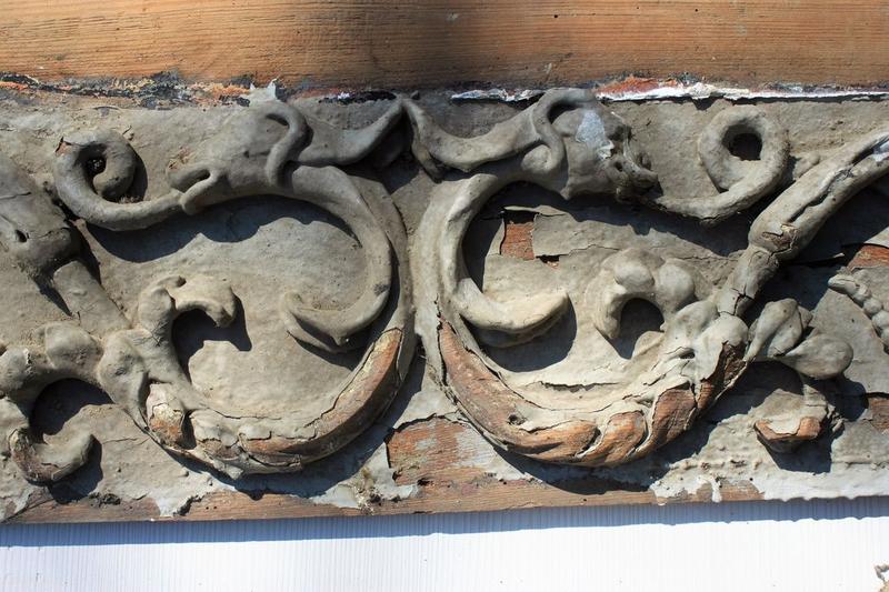 lambris de revêtement (fragment), détail
