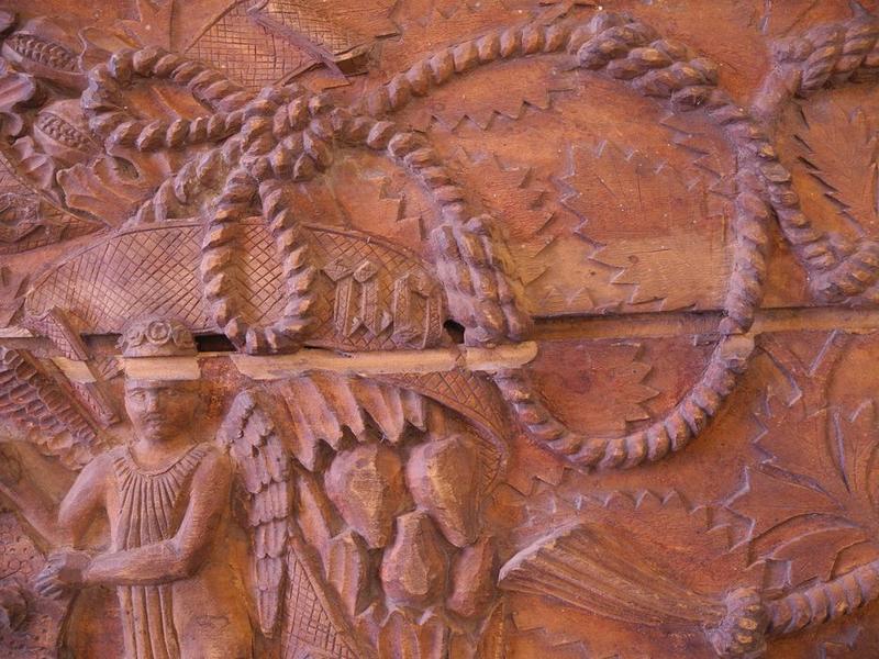 coffre de François d'Estaing, détail du couvercle