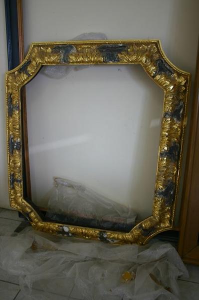 cadre du tableau supérieur du maître-autel : Résurrection (la), vue générale