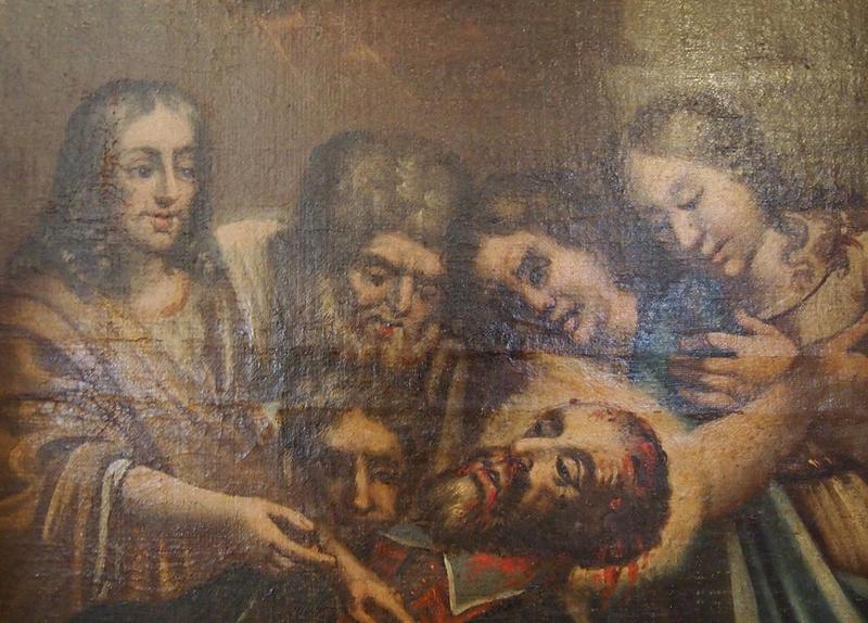 tableau : Le martyre de saint Privat, détail