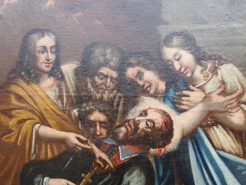 tableau : Le martyre de saint Privat, détail