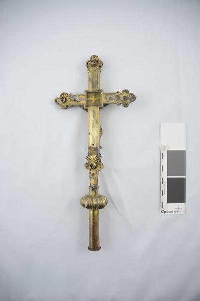 croix de procession, vue générale du revers