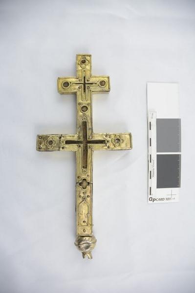 croix-reliquaire, vue générale de l'avers