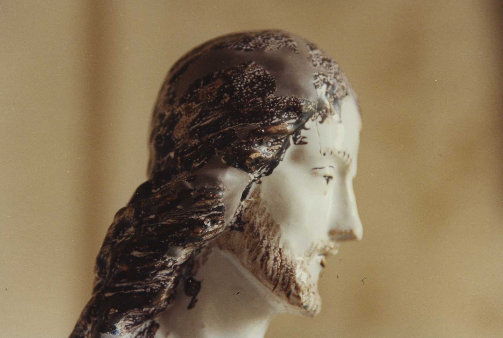 statuette : saint Joseph, détail