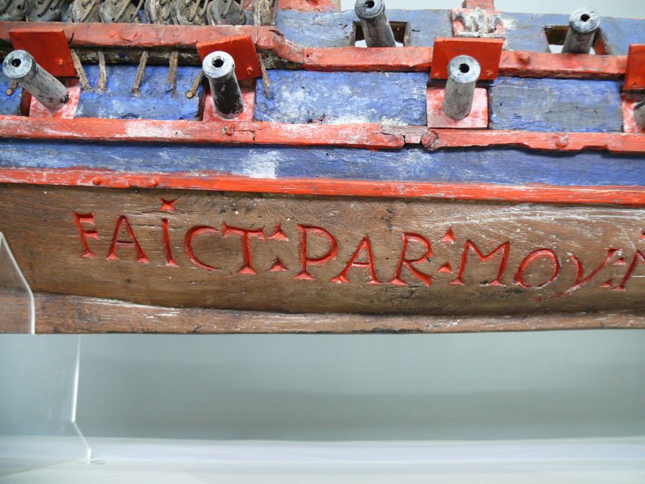 maquette, ex-voto : La Marya, détail