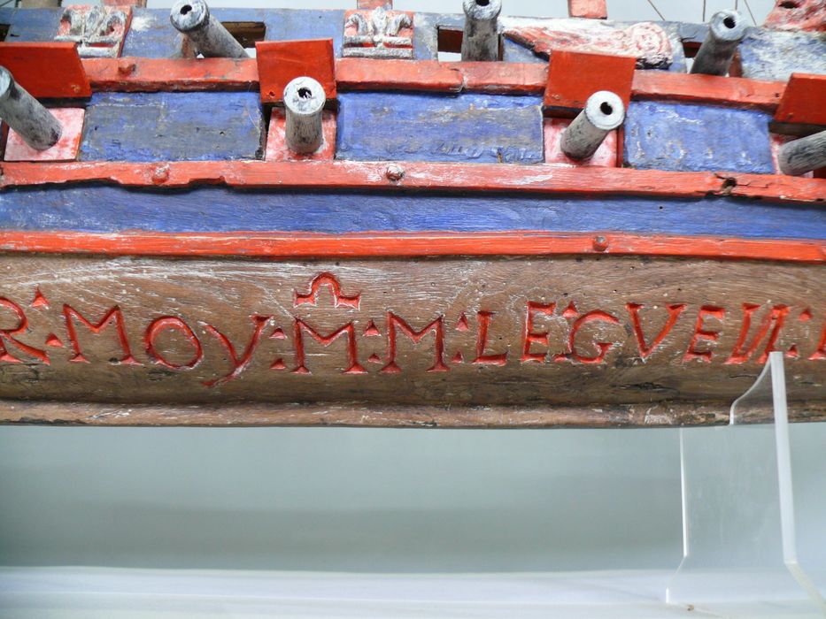 maquette, ex-voto : La Marya, détail