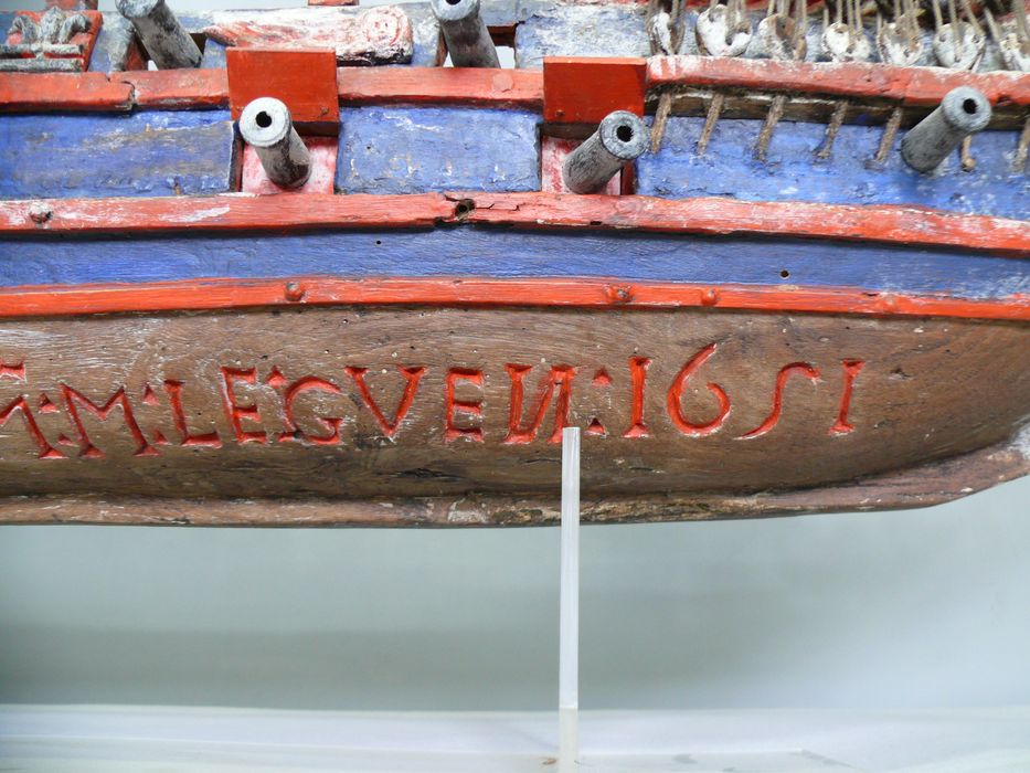 maquette, ex-voto : La Marya, détail