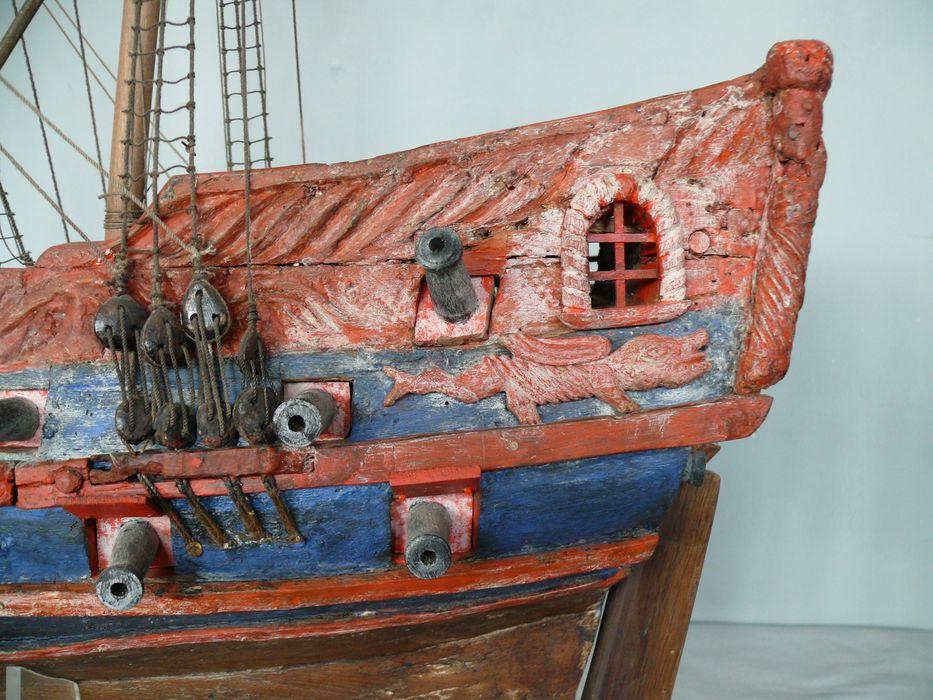 maquette, ex-voto : La Marya, détail