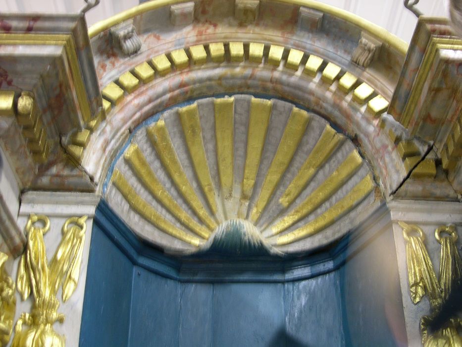 autel, retable (autel secondaire), détail