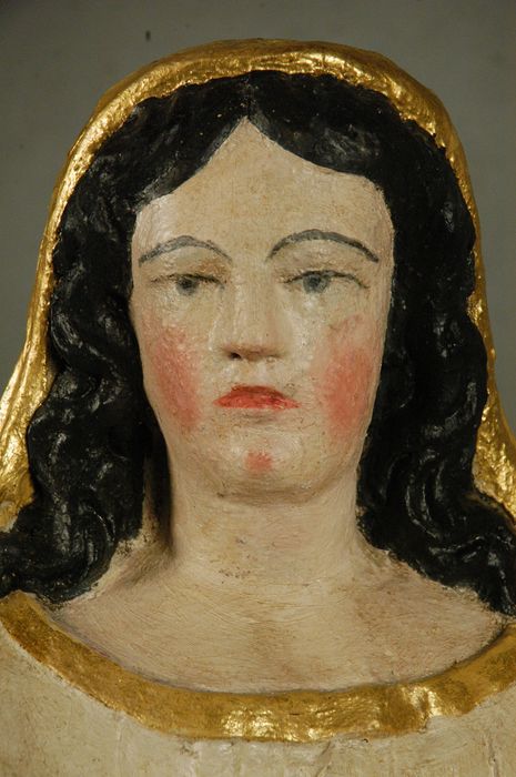 statue : Vierge à l'Enfant, vue partielle - © Ministère de la Culture (France), Médiathèque du patrimoine et de la photographie (département de la documentation), tous droits réservés
