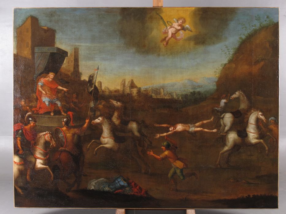 tableau : Martyre de saint Hippolyte (le)