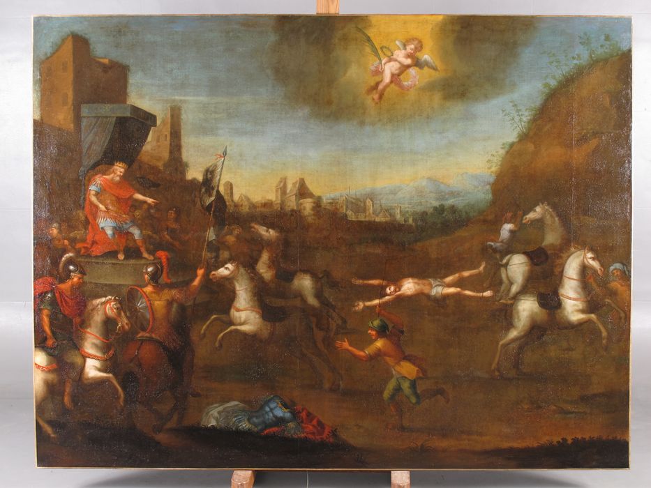 tableau : Martyre de saint Hippolyte (le)