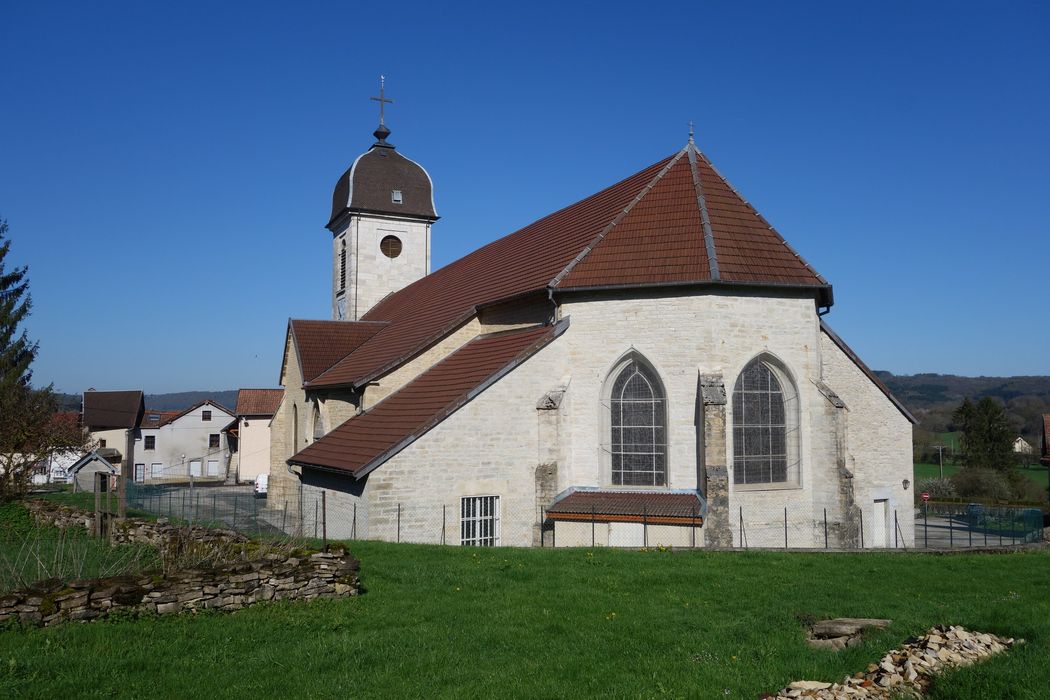 Église Saint-Martin : Chevet, vue générale