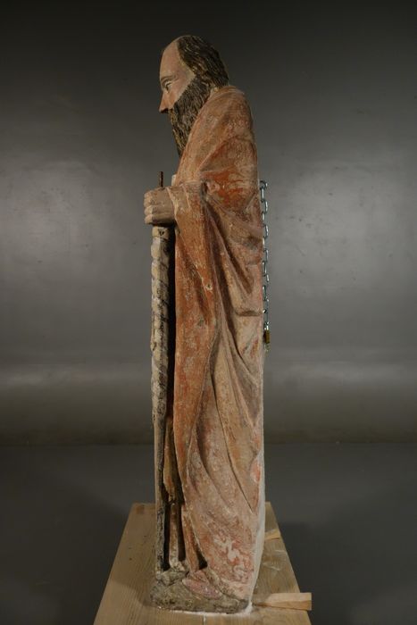 statue : Saint Paul, profil gauche, vue générale