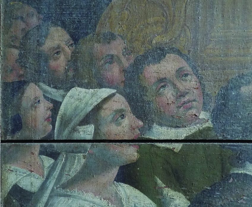 tableau : Martyre de saint Laurent (le), détail