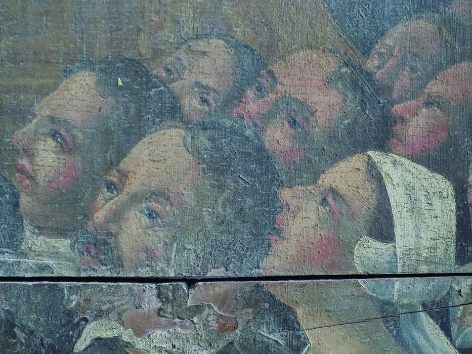 tableau : Martyre de saint Laurent (le), détail