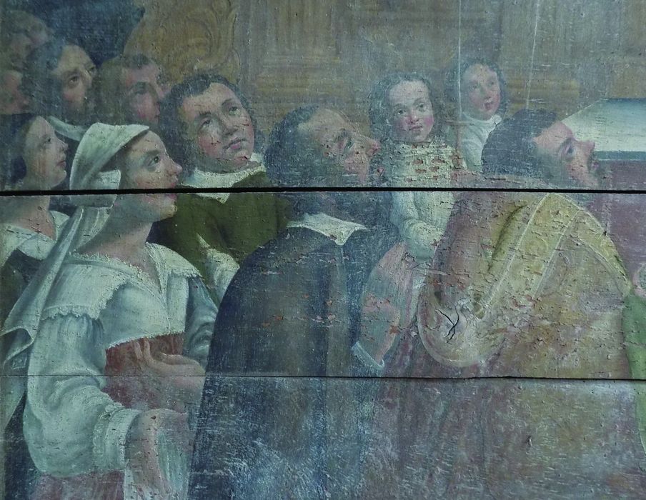tableau : Martyre de saint Laurent (le), détail