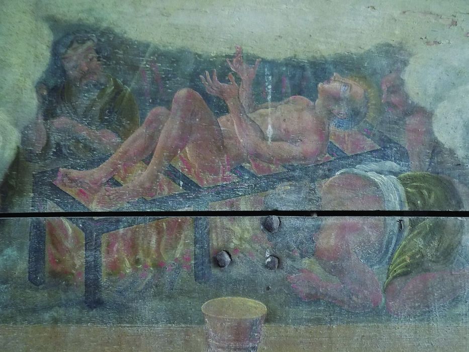 tableau : Martyre de saint Laurent (le), détail