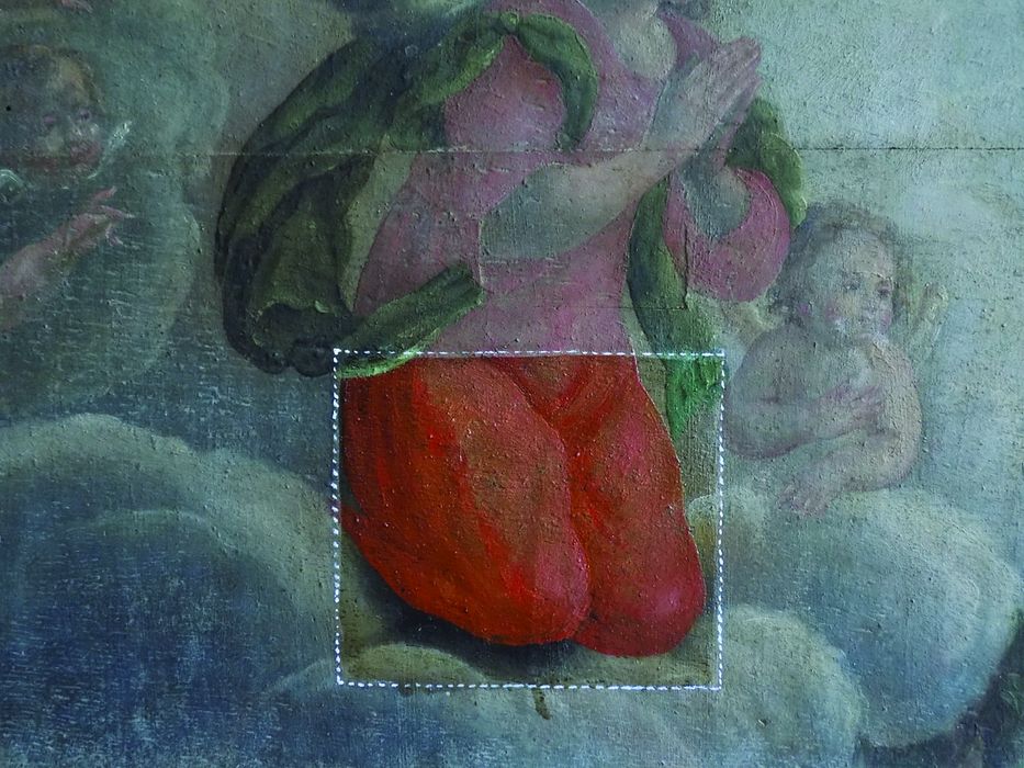tableau : Martyre de saint Laurent (le), détail