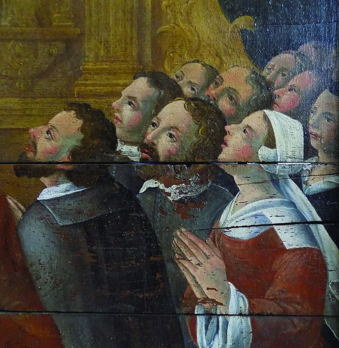 tableau : Martyre de saint Laurent (le), détail