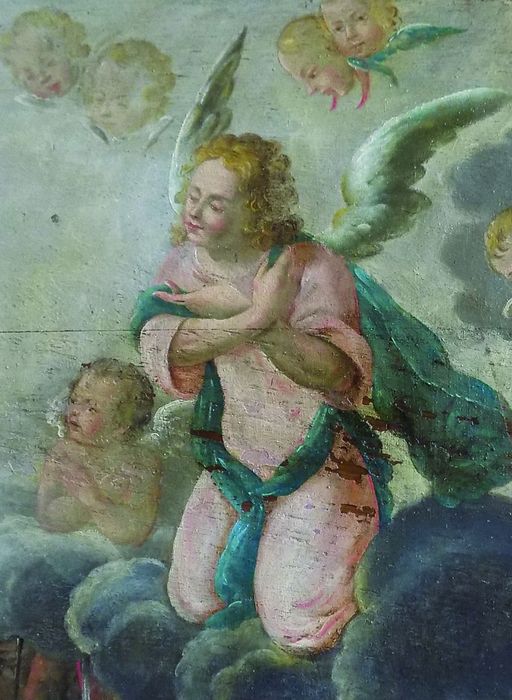 tableau : Martyre de saint Laurent (le), détail