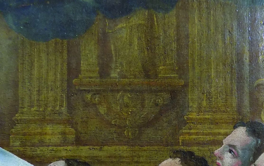 tableau : Martyre de saint Laurent (le), détail