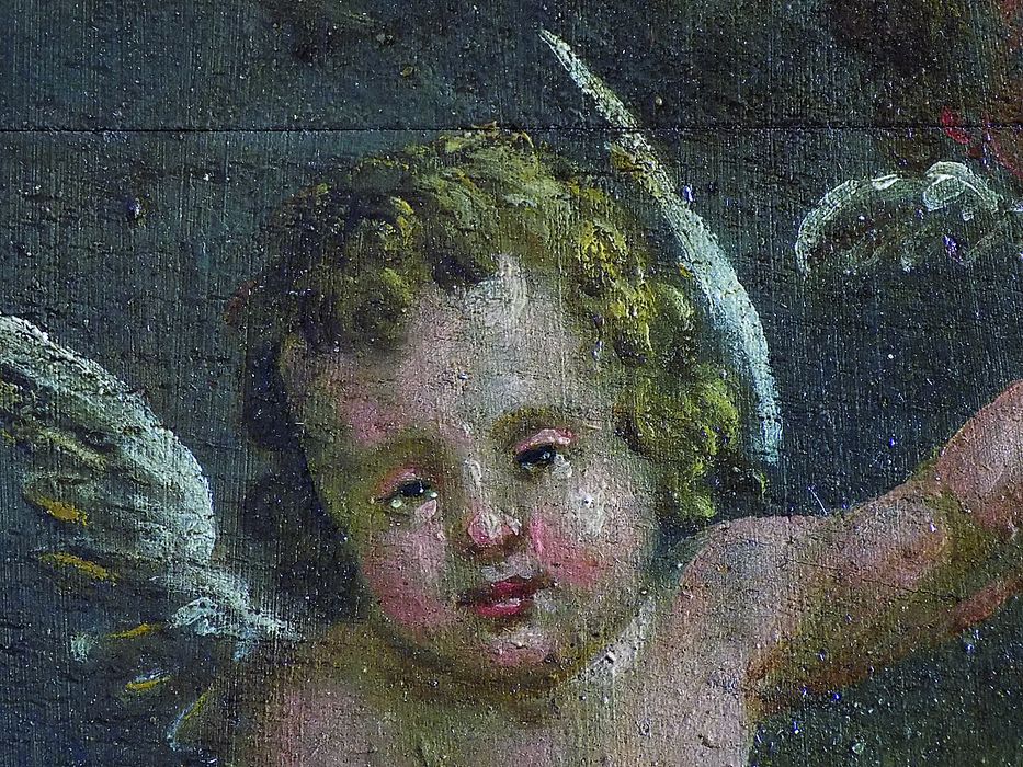 tableau : Martyre de saint Laurent (le), détail