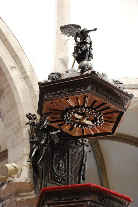 chaire à prêcher, vue partielle