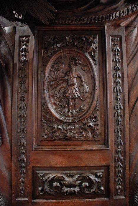 chaire à prêcher, détail