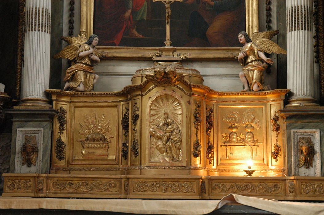 tabernacle du l'autel maître-autel, vue générale