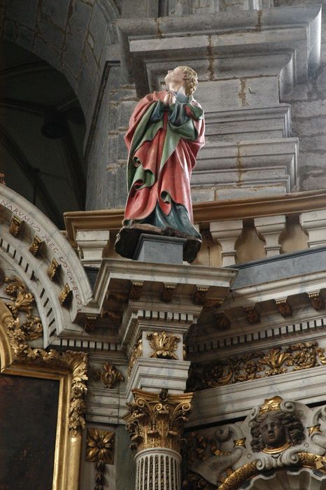 statue du retable du maître-autel : Saint-Jean de Calvaire, vue générale