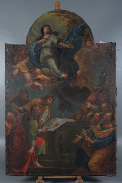 tableau du maître-autel : l'Assomption, vue générale