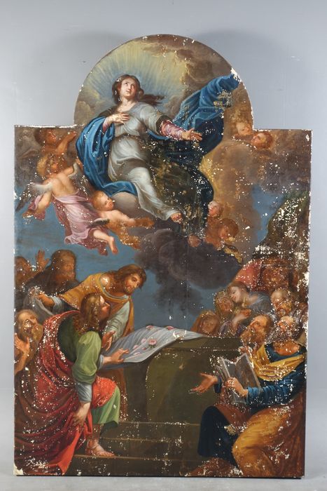 tableau du maître-autel : l'Assomption, vue générale