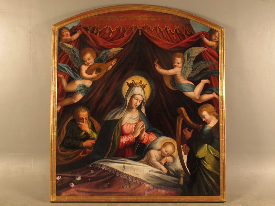 tableau : Le sommeil de l'Enfant Jésus