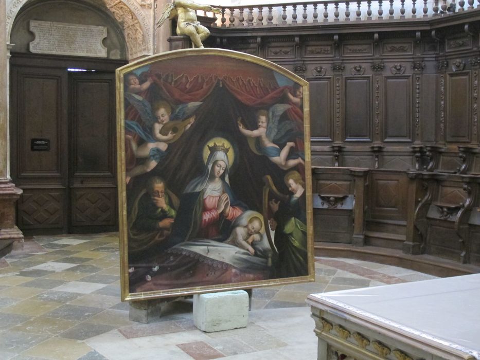 tableau : Le sommeil de l'Enfant Jésus