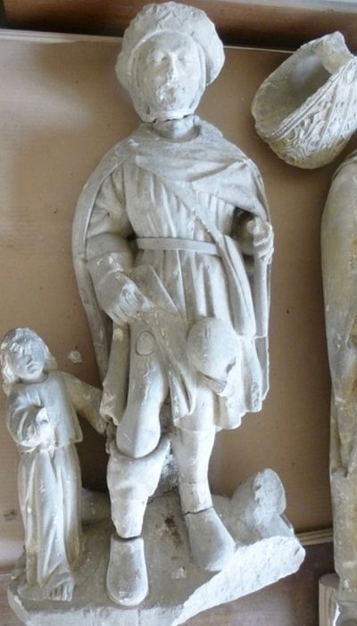 statue (statuette) : Saint Roch