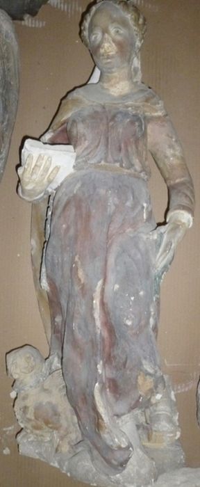 statue (statuette) : Sainte non identifiée