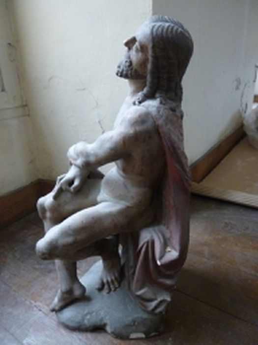 statue (statuette) : Christ aux liens, détail