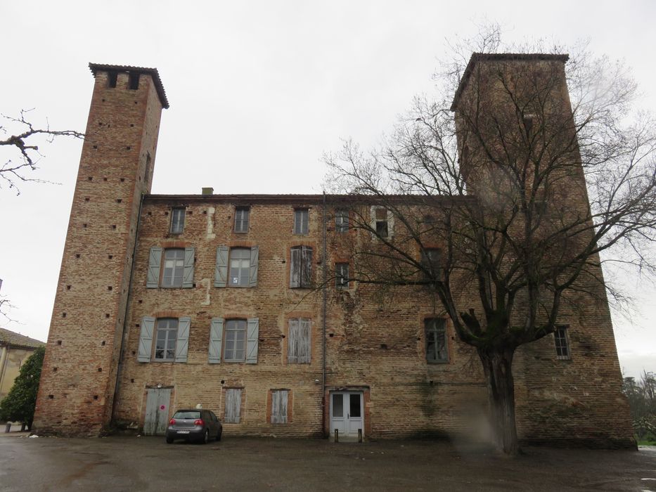 Château dit Richard Coeur de Lion : Façade est, vue générale