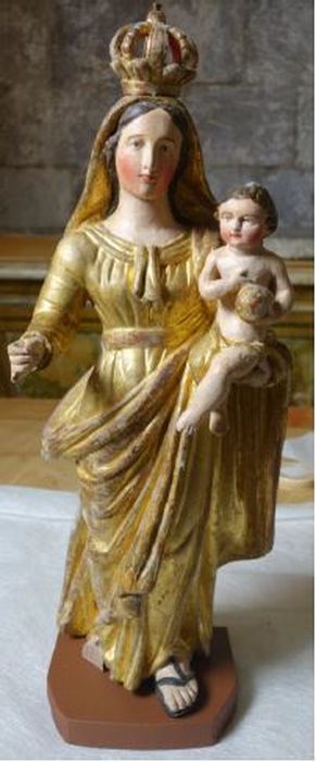 statue (statuette) : Vierge à l'Enfant n°1 - © Ministère de la Culture (France), Médiathèque du patrimoine et de la photographie (département de la documentation), tous droits réservés