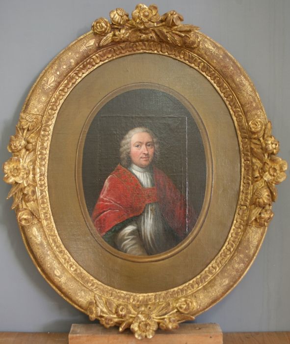 Tableau, cadre : portrait de Gabriel levoyer de Paulmy